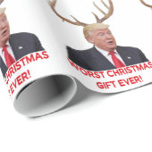 Trump, het ergste kerstcadeau ooit. cadeaupapier (Rol Hoek)