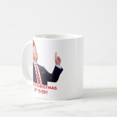 Trump, het ergste kerstcadeau ooit. koffiemok (Voorkant links)