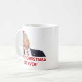 Trump, het ergste kerstcadeau ooit. koffiemok (Voorkant links)