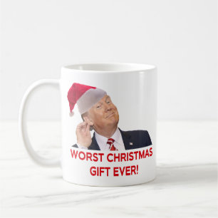 Trump, het ergste kerstcadeau ooit. koffiemok