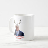 Trump, het ergste kerstcadeau ooit. koffiemok (Voorkant links)