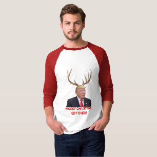Trump, het ergste kerstcadeau ooit. t-shirt
