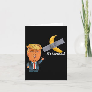 Trump Het is banaan (voor schaal) Starship Grappig Kaart