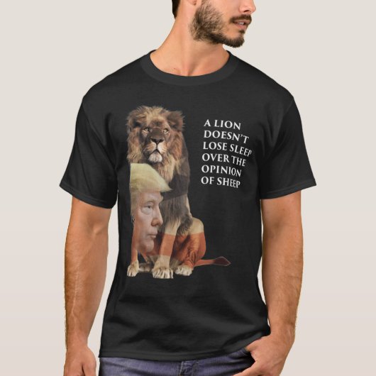 Trump het Shirt van de Leeuw (Voorkant)