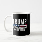 Trump het ware President van de wereld 1 Koffiemok (Links)