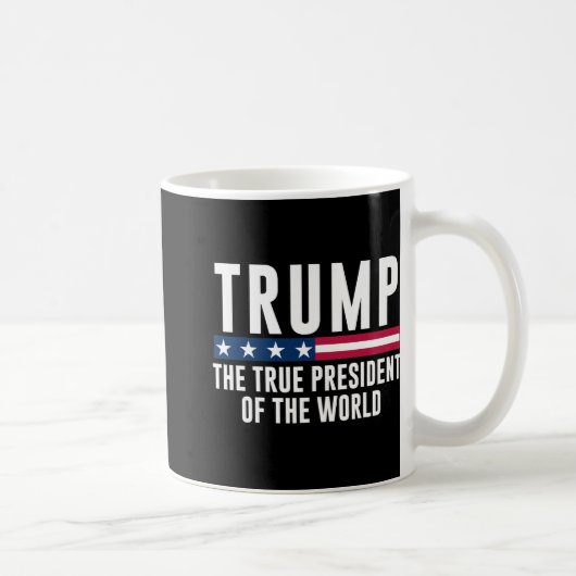 Trump het ware President van de wereld 1 Koffiemok (Rechts)