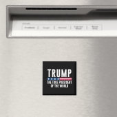 Trump het ware President van de wereld 1 Magneet (Insitu (Vaatwasser))