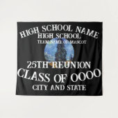 Trump High School Reunion 2024 Verjaardag Wandkleed (Voorkant (horizontaal))