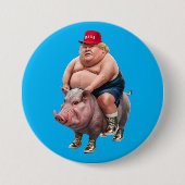 Trump Hog on Hog Button (Voorkant)