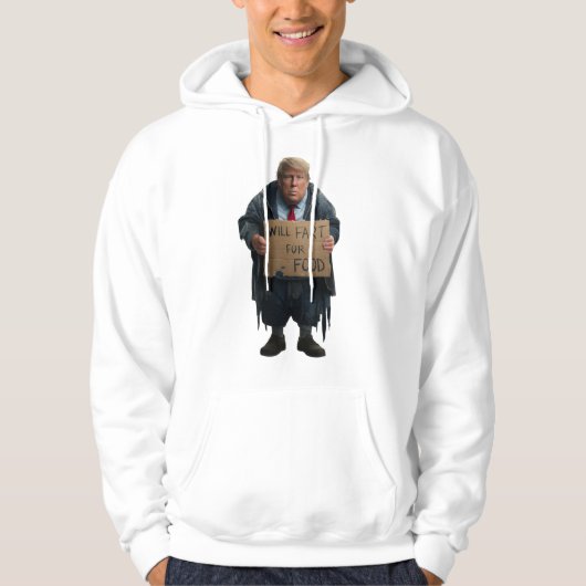 Trump Homeless Hoodie (Voorkant)