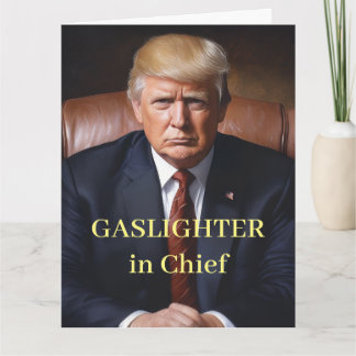 Trump Hoofd Gaslighter Kaart