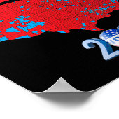 Trump, hoor je ons nu grappig 2024 verkiezing opni poster (Hoek)