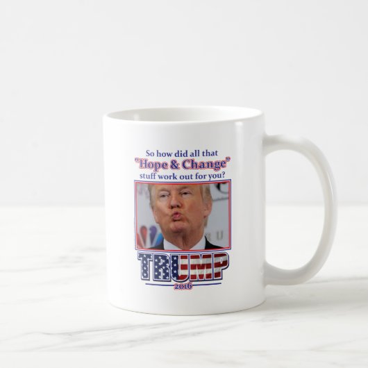 Trump-Hope-and-Change Koffiemok (Rechts)