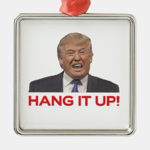 Trump, hou het op! metalen ornament