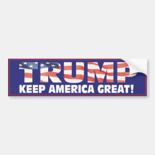 Trump - houd Amerika geweldig! Bumpersticker