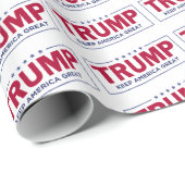 TRUMP - houd Amerika geweldig! Cadeau inpakpapier (Rol Hoek)