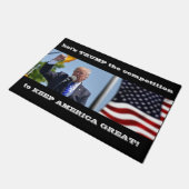 Trump houdt Amerika groot 2020 presidentieel Deurmat (Schuin)