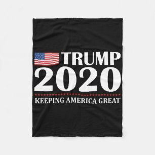 Trump houdt Amerika Groot- Grappige Trump Fleece Deken