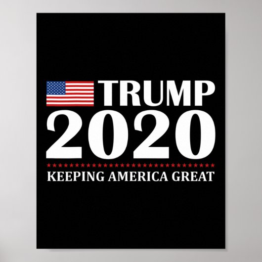 Trump houdt Amerika Groot- Grappige Trump Poster (Voorkant)