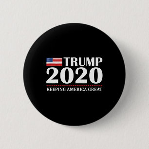 Trump houdt Amerika Groot- Grappige Trump  Ronde Button 5,7 Cm