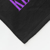 Trump Houdt Mardi Gras Groot Fleece Deken (Hoek)