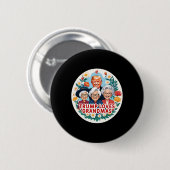 Trump houdt van oma Moederdag Ronde Button 5,7 Cm (Voorkant /achterkant)