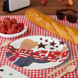 Trump HUGE Celebration Milestone Party Papieren Bordje