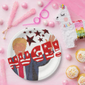 Trump HUGE Celebration Milestone Party Papieren Bordje (Feest)