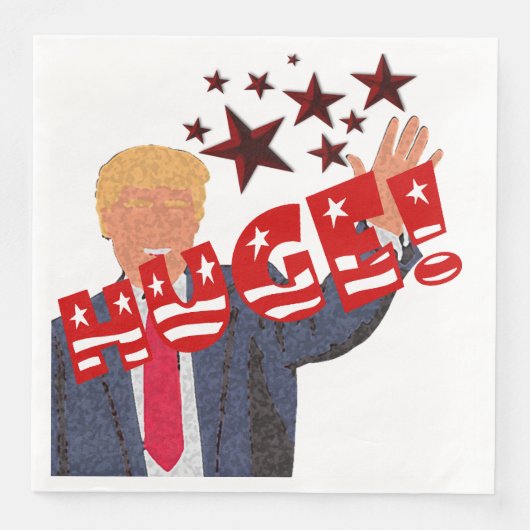 Trump HUGE Celebration Milestone Party Servetten (Voorkant)
