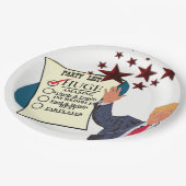 Trump HUGE Milestone Celebration Party Papieren Bordje (Gekanteld)