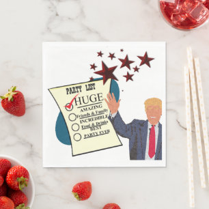Trump HUGE Party Celebration Cocktail Party Servetten