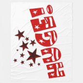 Trump HUGE Party Celebration Fleece Deken (Voorkant)