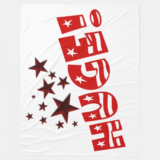 Trump HUGE Party Celebration Fleece Deken (Voorkant)