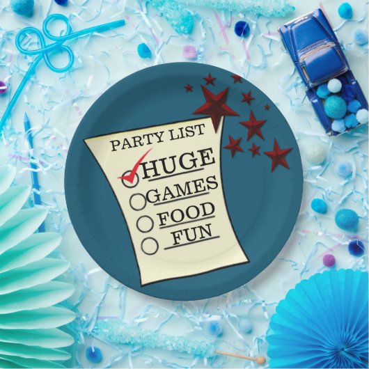 Trump HUGE Party Celebration Personalize Papieren Bordje (Feest)