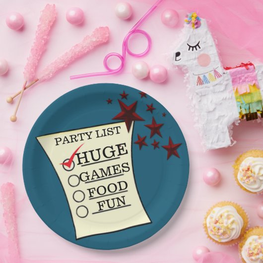 Trump HUGE Party Celebration Personalize Papieren Bordje (Feest)