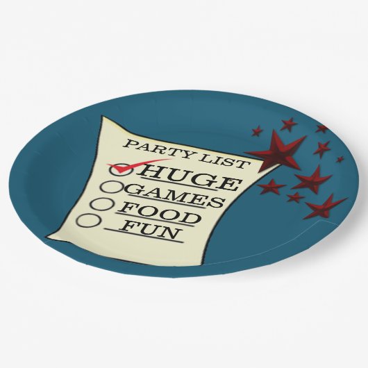 Trump HUGE Party Celebration Personalize Papieren Bordje (Gekanteld)