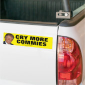 Trump - Huil meer komedies Bumpersticker (Op Truck)