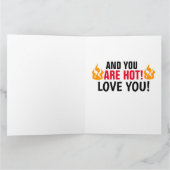 TRUMP I HOTTIE GIGANTISCHE WENSKAARTEN KAART (Binnen)