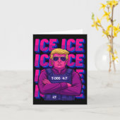 Trump Ice Agent Shirt Kaart (Gele Bloem)