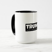 TRUMP: IK BEN GEEN POLITICUS, IK BEN EEN MERK MOK (Voorkant links)