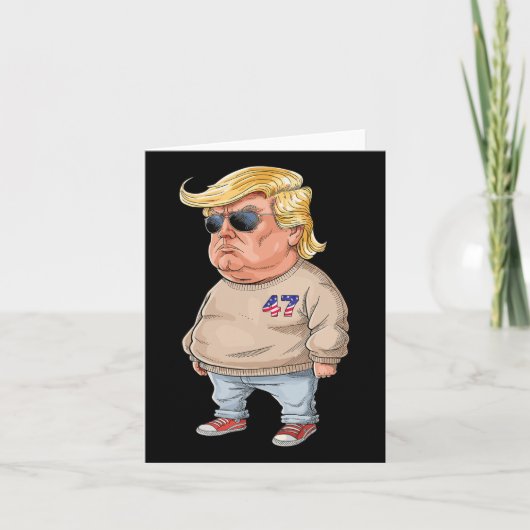 Trump Ik Ben Gewoon Een Koude Kerel Grappig 2024 M Kaart (Voorkant)