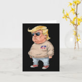 Trump Ik Ben Gewoon Een Koude Kerel Grappig 2024 M Kaart (Gele Bloem)