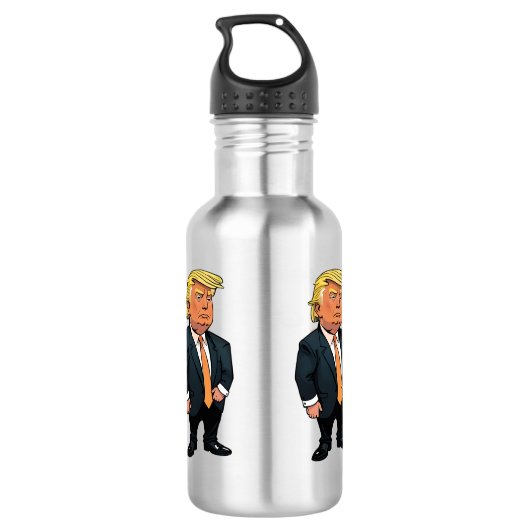 TRUMP, IK BEN TERUG!! WATERFLES  (Achterkant)