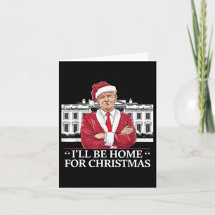 Trump: ik ben thuis voor het kerstfeest van Whiteh Kaart