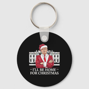 Trump: ik ben thuis voor het kerstfeest van Whiteh Sleutelhanger