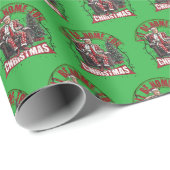 Trump, ik ben thuis voor Kerstmis Cadeaupapier (Rol Hoek)