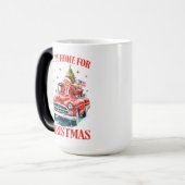 Trump: ik ben thuis voor Kerstmis Magische Mok (Voorkant links)