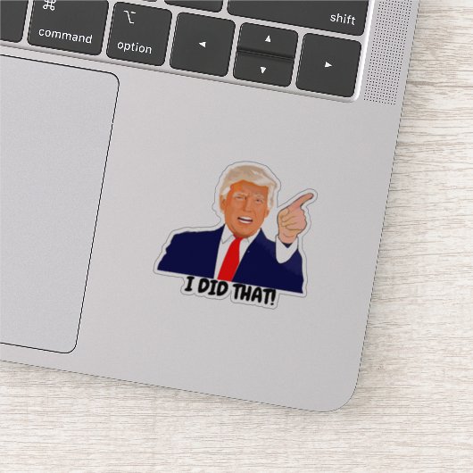 Trump ik deed dat sticker (Detail)