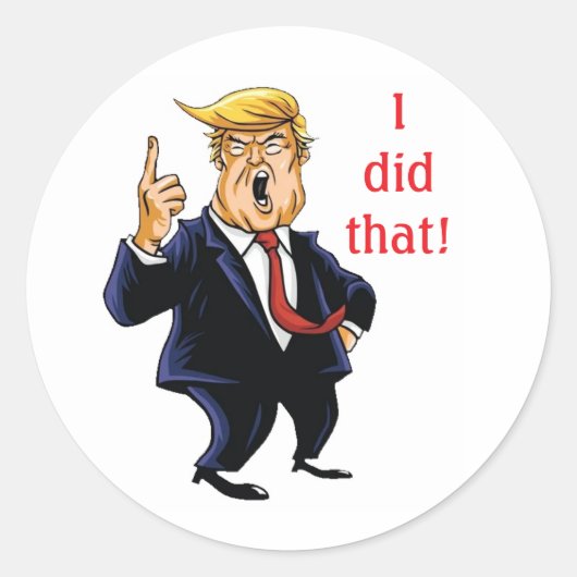 Trump ik deed die sticker (Voorkant)