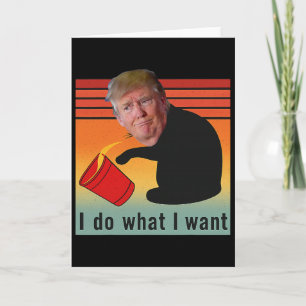 Trump ik doe wat ik wil Grappige Economie Aandelen Kaart